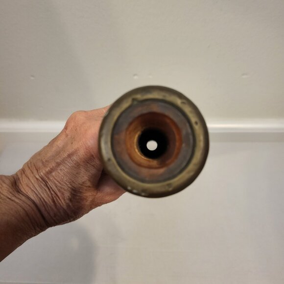 2 - Antique Wood Metal Textile Industrial Beehive Candle Spool Bobbin Spindles - Picture 8 of 14